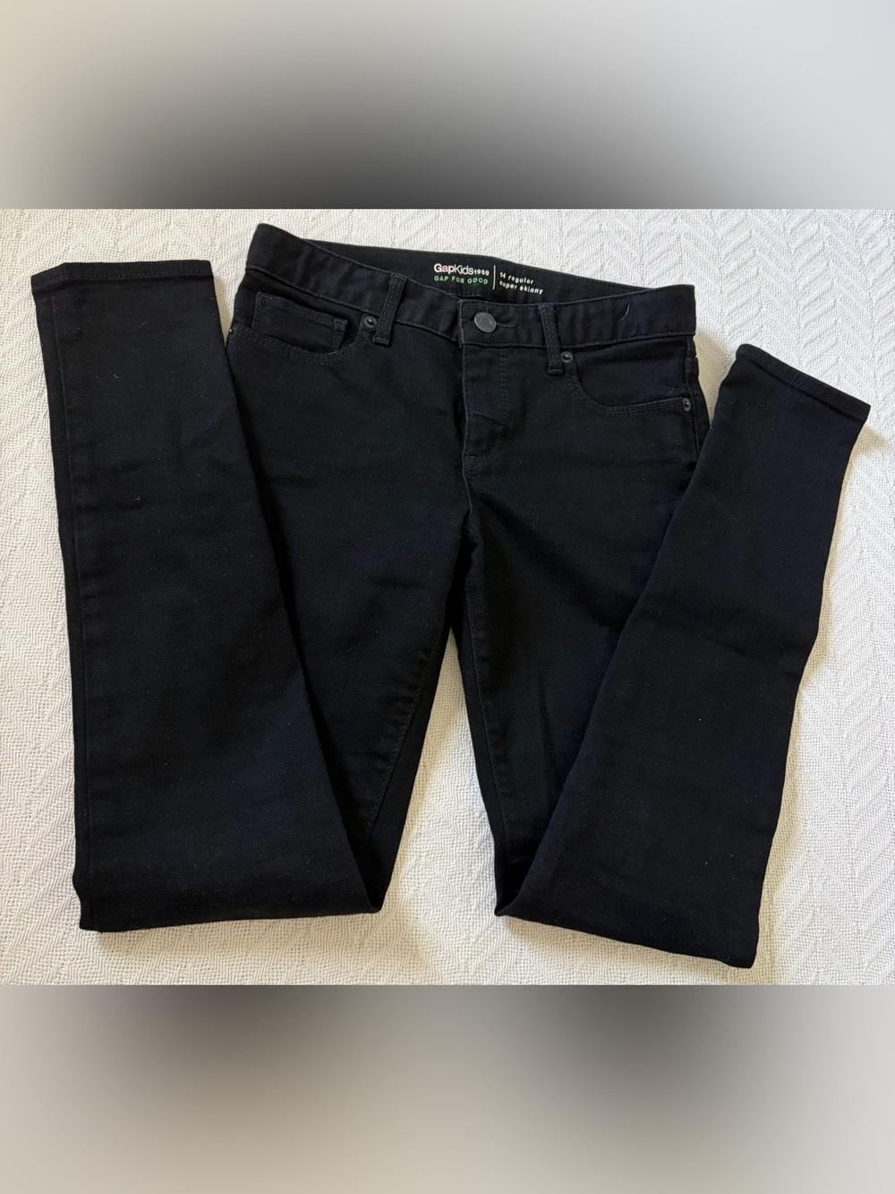 GAP Girl’s Black Skinny Jeans - Sleek Slim Fit